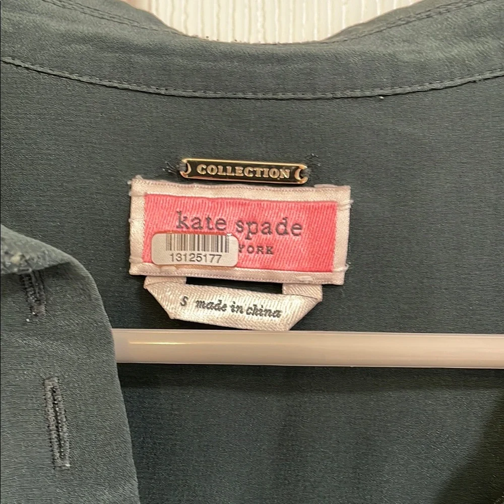 Kate Spade Silk Button-Up Long Sleeve Blouse - Picture 2 of 6